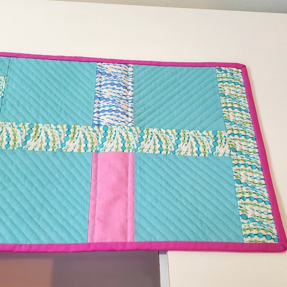 Spring Quilted table runner - Picture 4 of 7